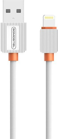 Kabllo USB Lightning Somostel SMS-BP03, 1m, 2A, e bardhë