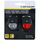 Drita biçiklete Dunlop LED, set 2 copë, silikon, e zezë