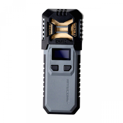 Fumigator me power bank Nitecore EMR10, 10000mAh, ekran digjital, gri e zezë