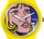 Orë dore SWATCH Reverie by Roy Lichtenstein SO28Z117, e verdhë