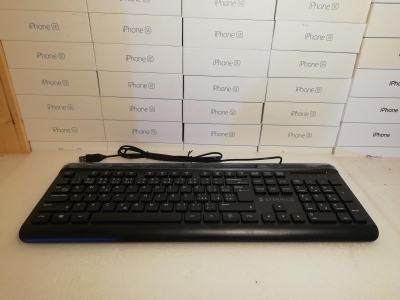 Tastierë USB Eternico Home KD2020, me kabllo, multimediale, e zezë