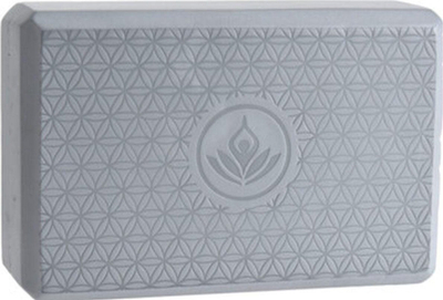 Bllok yoga XQMax Block Exercise Brick, shkumë EVA, për pilates edhe fitness, gri argjendtë