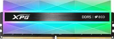 Memorie RAM Adata Lancer Neon AX5U8000C3816G DCLANRSG, 32GB DDR5, 8000MHz, argjendtë me RGB