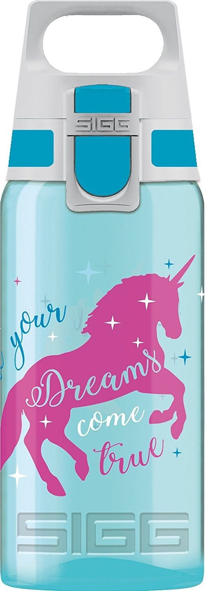 Шише за вода SIGG Bottle, 500 ml, со цевка, тиркизна