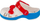 Sanda për kalamaj Crocs Classic Hello Kitty Iam Clog T Jr 209469-100, të lehta, për plazh edhe pishinë, të bardha blu me të kuqe
