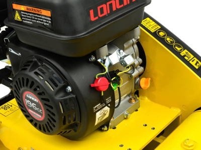 Kompaktor pllake Geko CNP140C, 20 kN, motor 6.5 HP, i verdhë