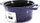 Tenxhere gize Staub Round Cocotte, 24cm, 3.8L, blu e errët