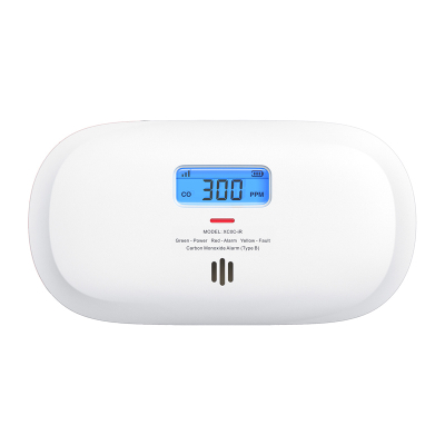 Detektor monoksidi karboni XCOC iR, Wi Fi 2.4GHz, ekran dixhital, i bardhë