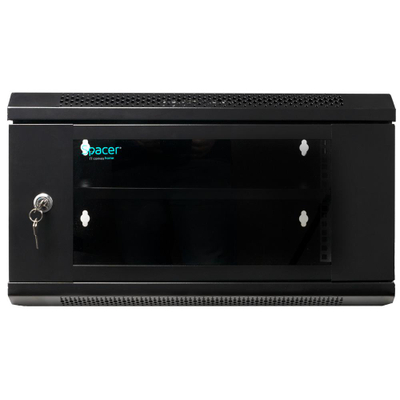 Kabinet muror rrjeti Spacer SPCW-6U-450-BK-02, 19", 6U, i zi