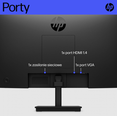 Monitor HP V22v G5 (65P56AA#ABB), 21.45", FHD, i zi