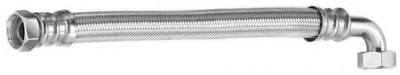 Lidhje këndore hidraulike TAQ Codo 6886, 1/2"x1/2", 80 cm, metalike