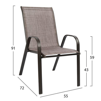 Set ngrënieje i jashtëm 5-pjesësh 140×80 Hcm (HM5200.02), kaftë
