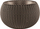 Vazo dekorative Keter Cozies Knit S, plastike, 28x28x18 cm, kafe