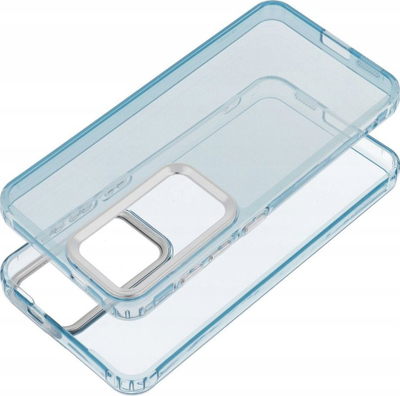 Mbulesë telefoni Pearl Case Samsung Galaxy S24 FE, TPU 1.5mm, transparente, blu e çelët
