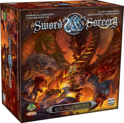 Zgjerim loje tavoline GALAKTA Sword and Sorcery Vastaryous Lair, për Immortal Souls, kooperativ