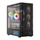 Kuti gaming MODECOM Volcano AQ400 ARGB, MIDI Tower, 4 ventilatorë ARGB, e zezë