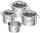 Set tenxheresh Zwilling Essence, 4 copë, inoks, argjendtë