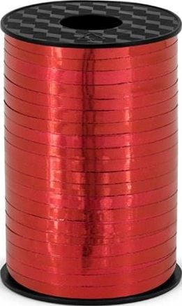 Shirit plastik PartyDeco, 5mm, 225m, i kuq