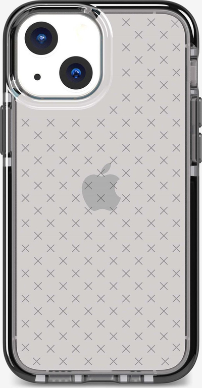 Kuti mbrojtse Tech21 Evo Check T21-8880, për iPhone 13 Mini, transparente, e zezë smokey