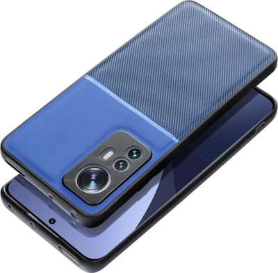 Mbulesë telefoni NOBLE për Xiaomi 12 Lite, PU TPU, mbrojtëse, blu