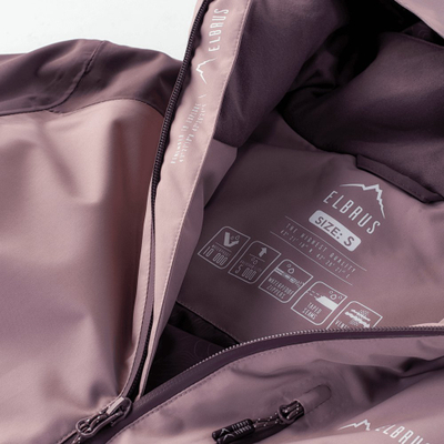 Женска jakna Elbrus Limmen Jacket W, водоотпорна 10.000 H₂O, розово виолетова