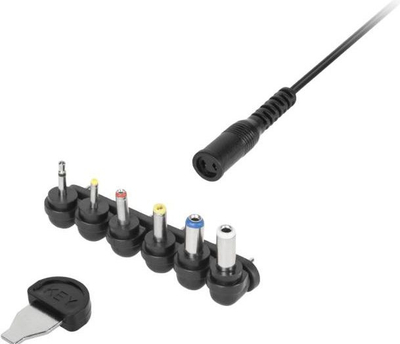 Adapter i rrymës Kemot URZ1187, i stabilizuar, 1500 mA, i zi