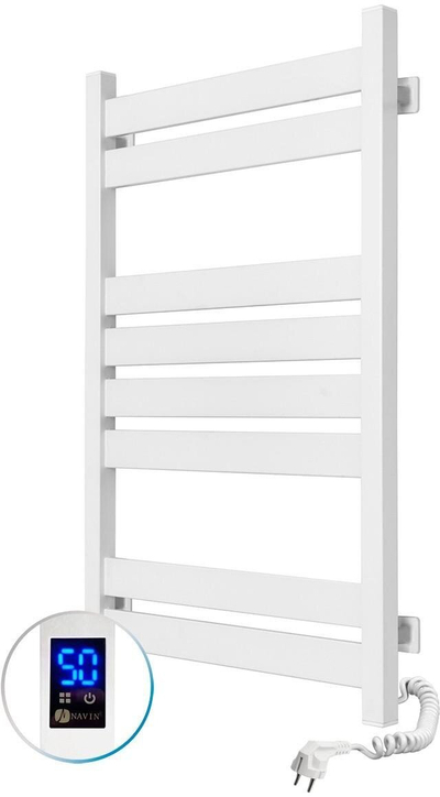 Tharëse peshqirësh elektrike Navin Klasik Quadro 500x800, 120W, me sensor, e bardhë