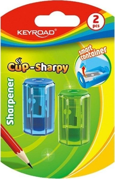 Mprehëse plastike Keyroad CUP SHARPY, me ene, diametër 8mm, set 2 copë