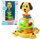 Lodër rrotulluese për foshnje Toddler Dog, me toptha shumëngjyrëshe, plastikë