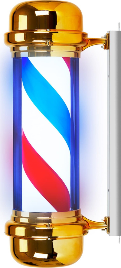 Llambadar tavani Activeshop Barber BB-02, madhësi e madhe, ngjyrë ari