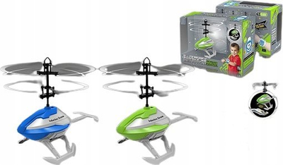 Lodër helikopter fluturues Flying Helicopter, me rrotor të dyfishtë, karikim USB, shumëngjyrësh