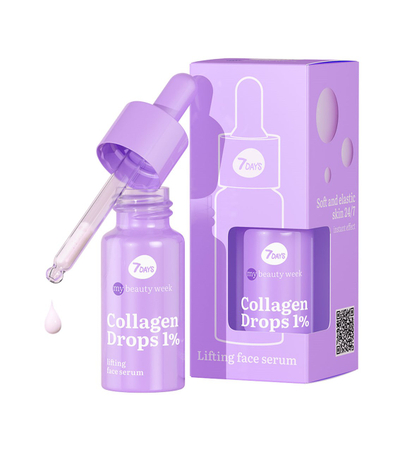 Serum për fytyrë 7 Days, Collagen Drops 1% Lifting Face, 20 ml