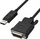 Kabllo Unitek Y-4118BA, DisplayPort - DVI-D, 1.8m, e zezë