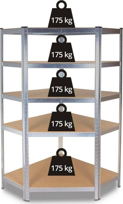 Raft i metaltë për magazinim TopEshop GC9030, 30cm