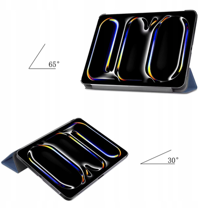Kapak mbrojtës për tablet pa markë iPad Pro 13 Gen 5 2024, Smart Case, blu navy