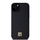 Mbulesë telefoni DKNY DKHMP15SPSHRPSK, iPhone 15 14 13 6.1", hardcase lëkurë, e zezë