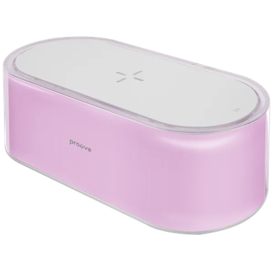 Llampë nate dhe karikues wireless Proove Multicolor Glow – 15W me ndriçim LED RGB dhe kontroll me prekje