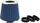 Filtër sportiv ajri AMiO 02458 AF Blue, konik, çelik inox, blu