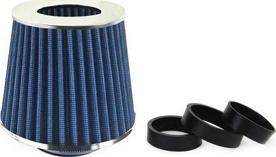 Filtër sportiv ajri AMiO 02458 AF Blue, konik, çelik inox, blu