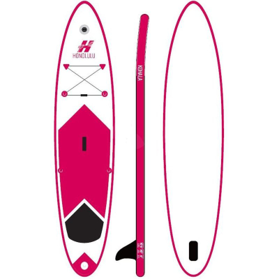Set dërrase SUP XQMAX Honolulu, 320x76x15 cm, mban gjer në 150 kg, e kuqe