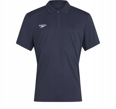 Bluzë polo sportive Speedo Club Dry, thahet shpejt, me jakë, blu navy