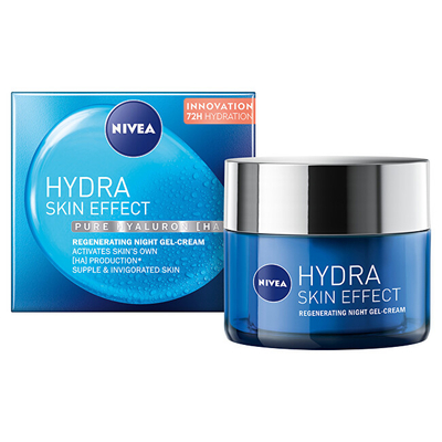 Krem rigjenerues i natës Nivea Hydra Skin Effect, 50 ml