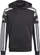 Bluzë me kapuç për kalamaj Adidas Squadra 21 Youth GK9544, poliester i riciklum, AEROREADY, e zezë
