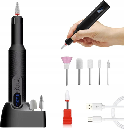 Prerëse elektrike thonjsh Extralink Cordless, pa kabllo, me ekran LED, e bardhë