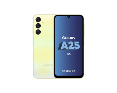 Samsung Galaxy A25 - yellow - 5G smartphone - 256 GB - GSM