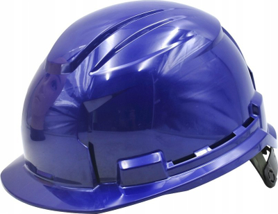 Helmetë sigurie Milwaukee Bolt 100, e ajrosme, me rrip mjekre, blu