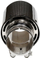 Silenciator shkarkimi MTuning Carbon Gloss, dalje 114mm, hyrje 70mm, i zi
