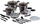 Set tenxhere, tigan dhe aksesorë Berlinger Haus Metallic Aquamarine BH-7181, 24 pjesë, të zeza