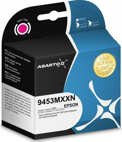 Bojë printeri Asarto për Epson 9453MXXN C13T945340, 10000 faqe, magenta