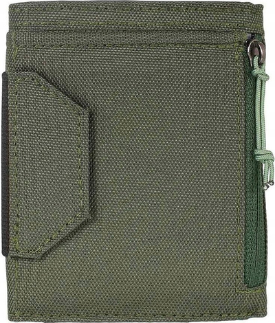 Portofol Lifeventure RFId Wallet, material i ricikluar, i papërshkueshëm nga uji, jeshil